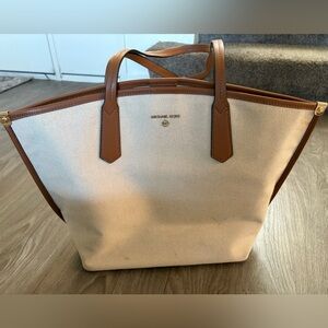 Michael Kors Jane Large Canvas Tote Bag